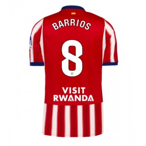 Atletico Madrid Pablo Barrios #8 Jalkapallovaatteet Kotipaita 2026-27 Lyhythihainen
